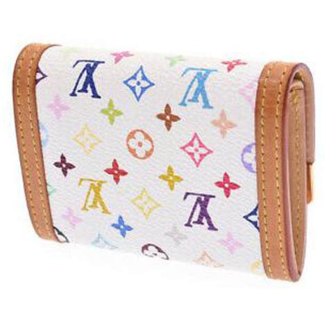 louis vuitton white multicolor|authentic Louis Vuitton multicolor wallet.